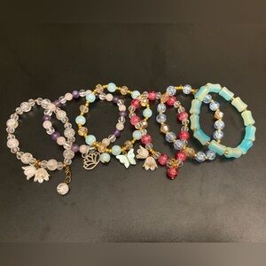 Colorful Beaded Bracelet Set